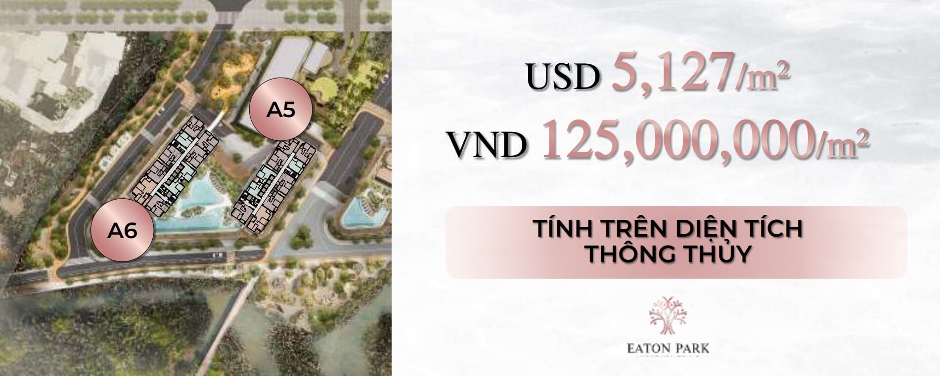 ĐƠN GIÁ CHI TIẾT CĂN HỘ EATON PARK